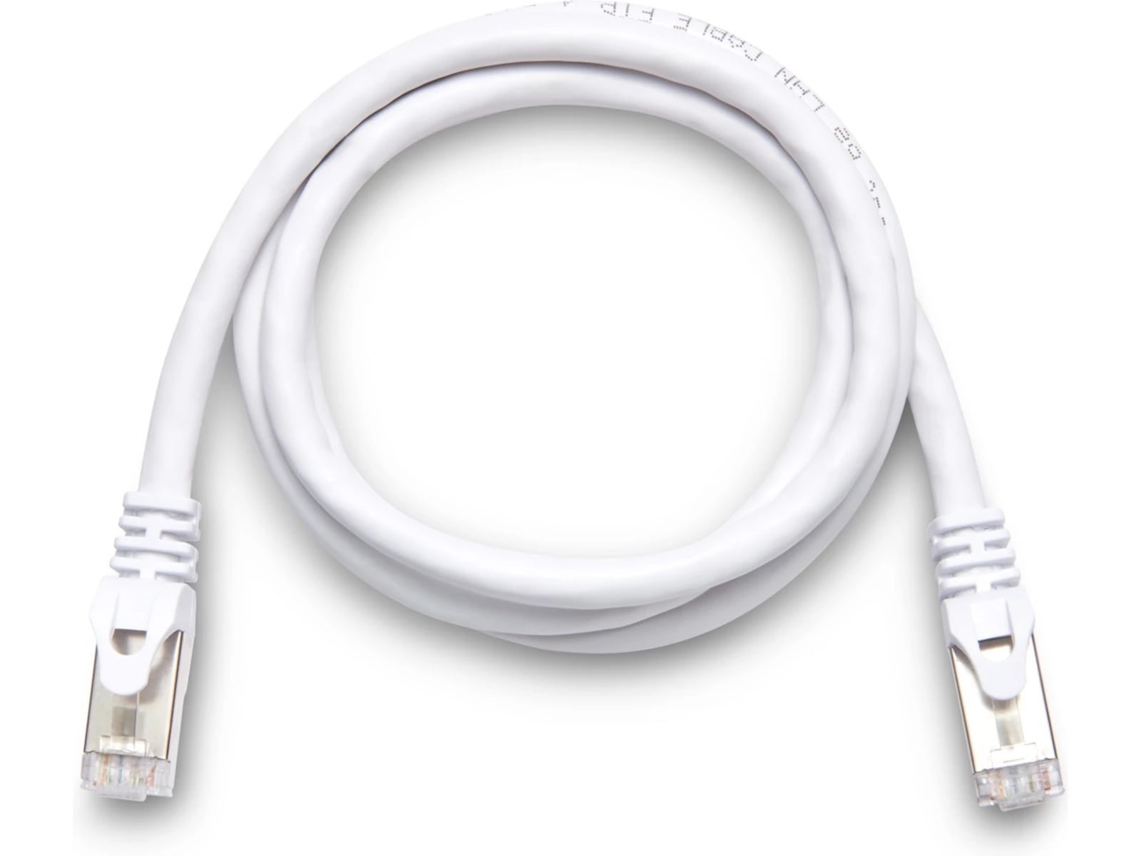 Nettverkskabel CAT6e 2m (hvit) Nettverkskabler