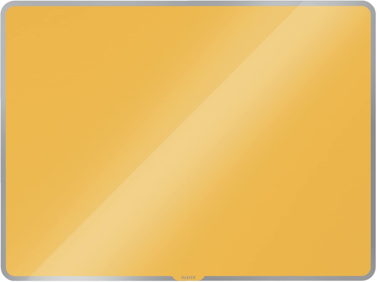 Leitz Cosy Glasstavle - magnetisk whiteboardtavle 80x60 cm - varmgul Whiteboardtavler