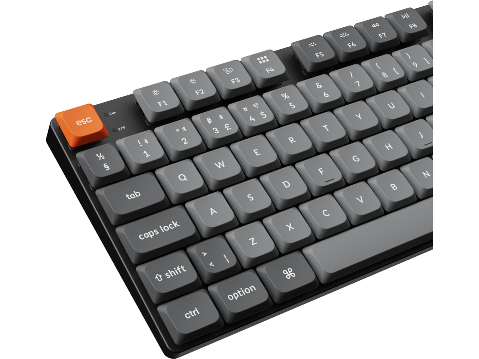 Keychron K1 MAX QMK/VIA Gateron Brown trådløst gamingtastatur Gamingtastatur