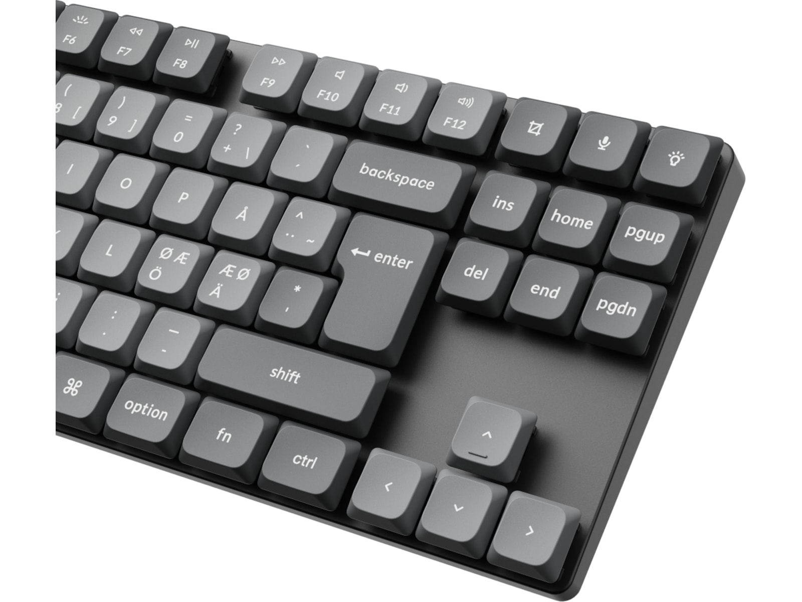 Keychron K1 MAX QMK/VIA Gateron Brown trådløst gamingtastatur Gamingtastatur