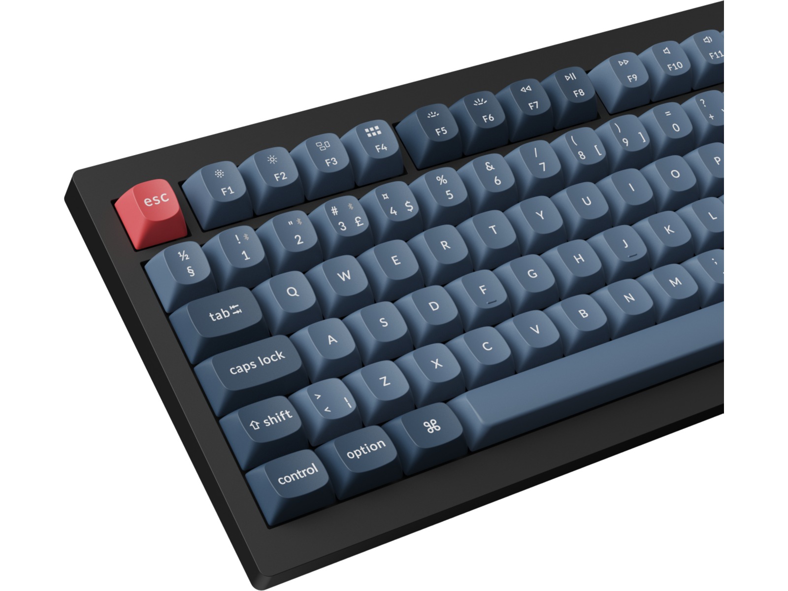 Keychron V1 MAX Gateron Jupiter Red trådløst gamingtastatur Gamingtastatur