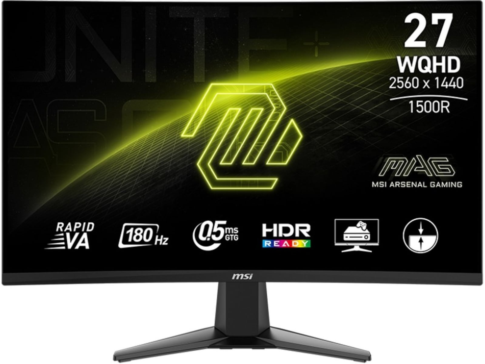 MSI 27" gamingskjerm MAG 27CQ6F Skjermer