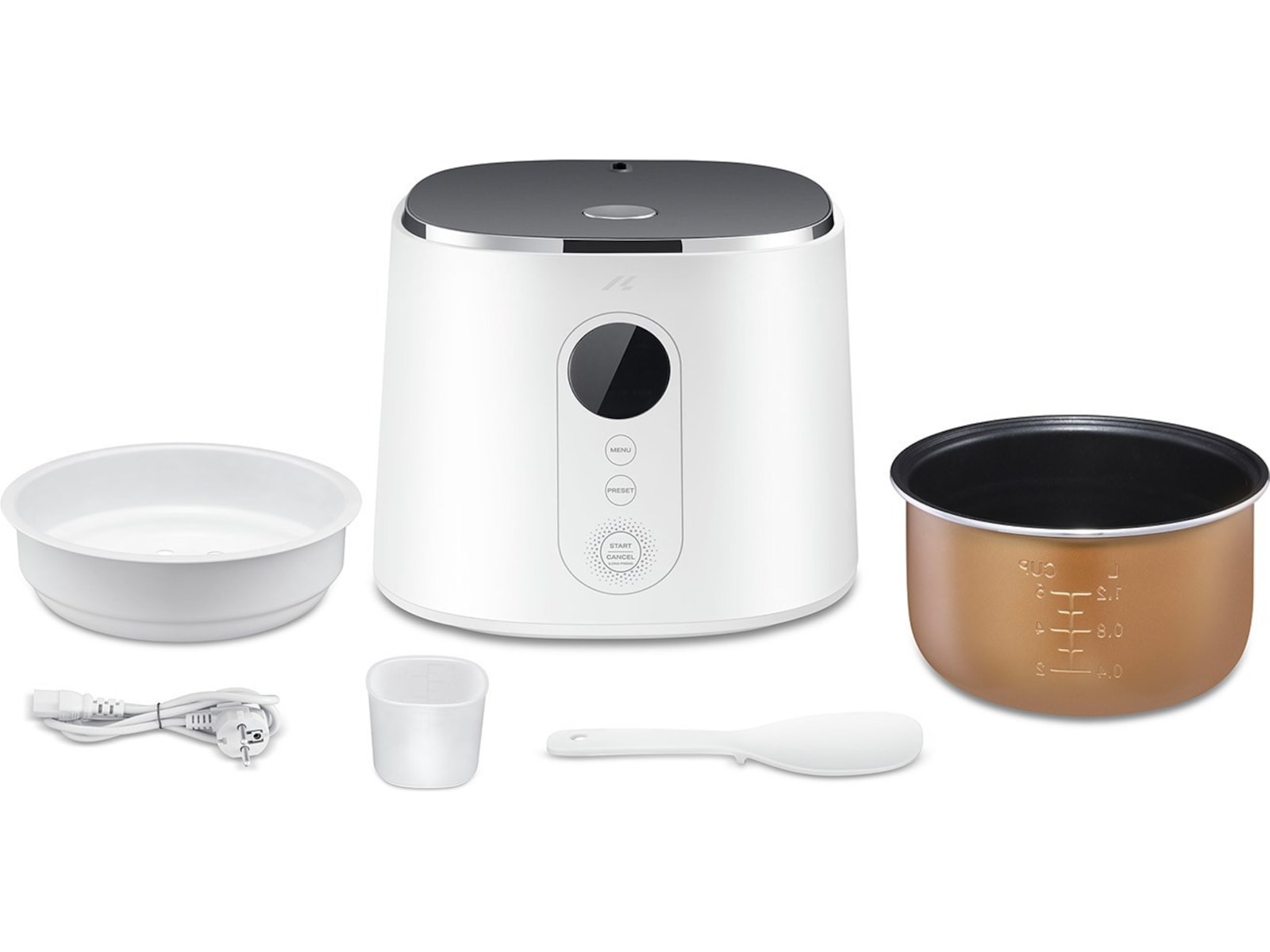 Loeffen LFRS5000 riskoker 3L Mat- & dampkokere