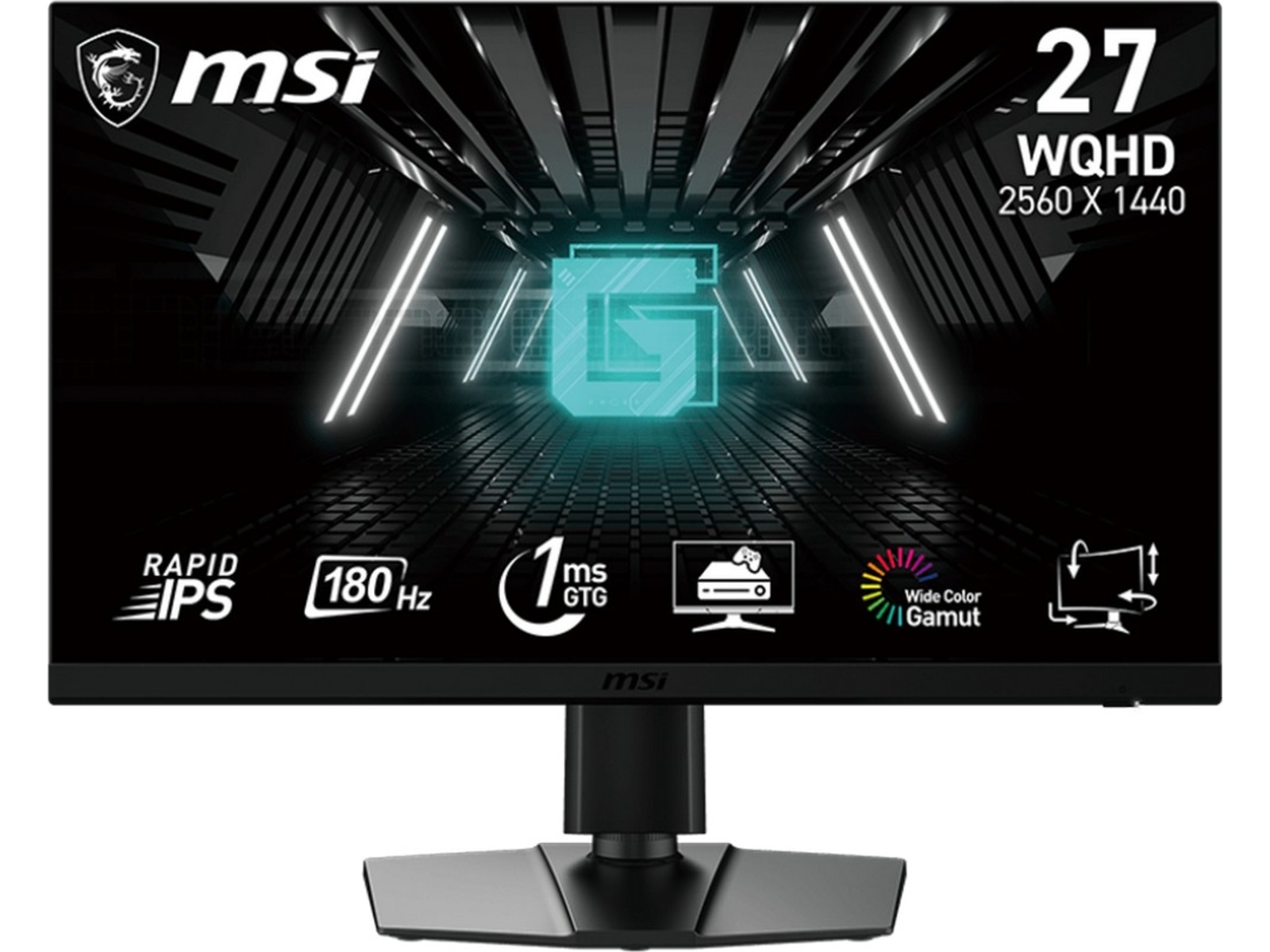 MSI 27" gamingskjerm G272QPF E2 -B-Grade Demo skjermer