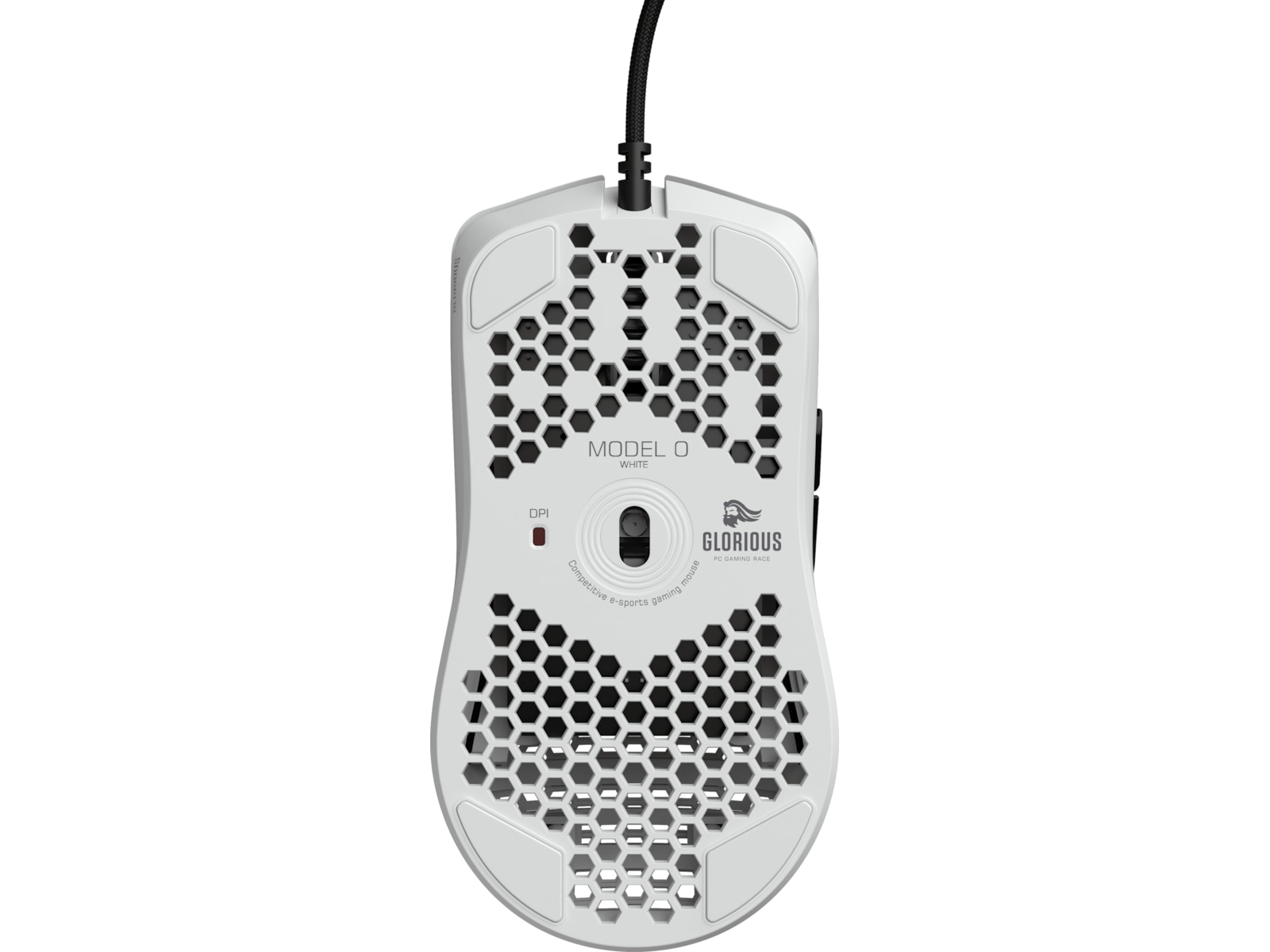 Glorious Model O Gamingmus (matt hvit) Gamingmus