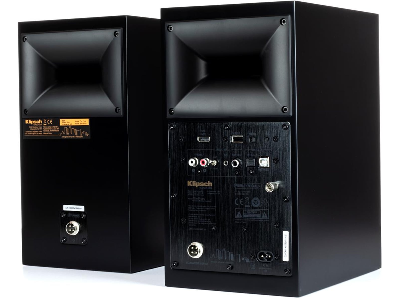 Klipsch The Fives, aktiv høyttaler (sort) Høyttalere