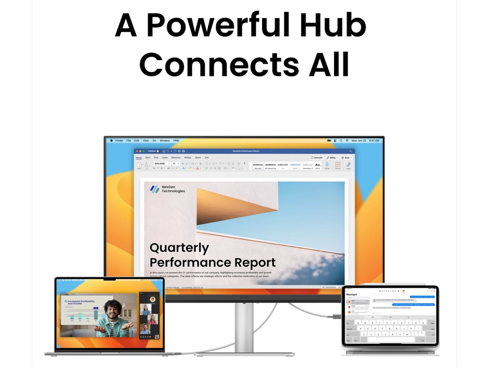 BenQ 32" 4K skjerm MA320U Skjermer