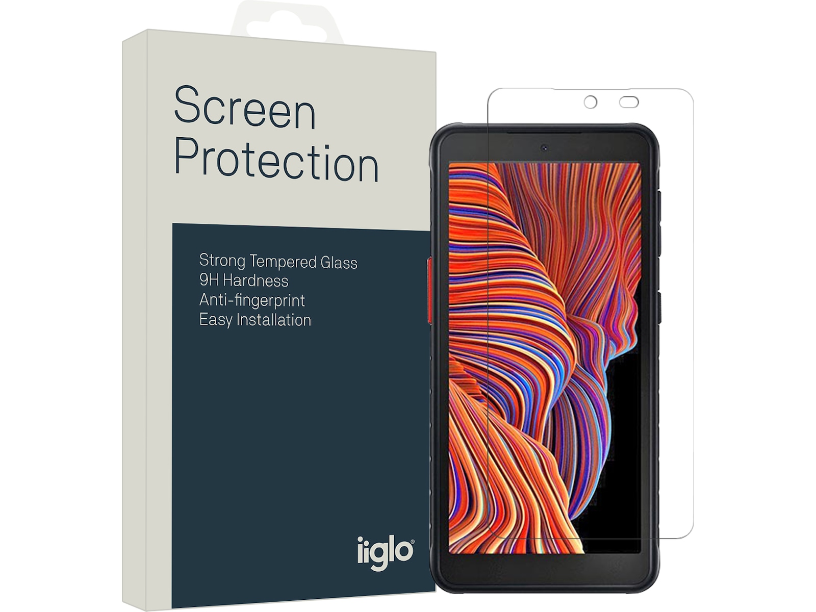 iiglo Galaxy Xcover 5 Skjermbeskytter Skjermbeskyttelse