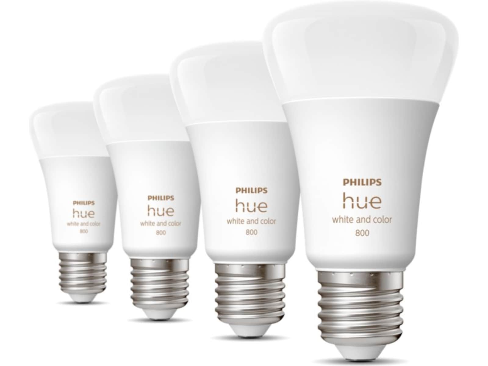 Philips Hue WCA -pærer 6,5 W A60 E27 4 stk Lyspærer & LED-pærer