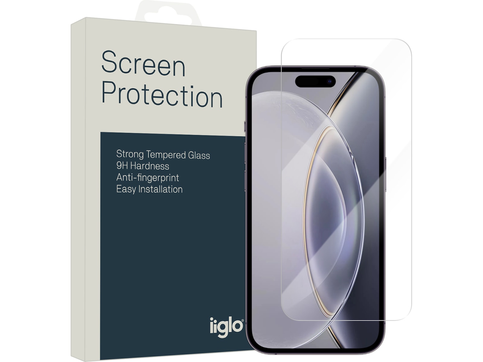 iiglo iPhone 15 Pro Max Skjermbeskytter Skjermbeskyttelse