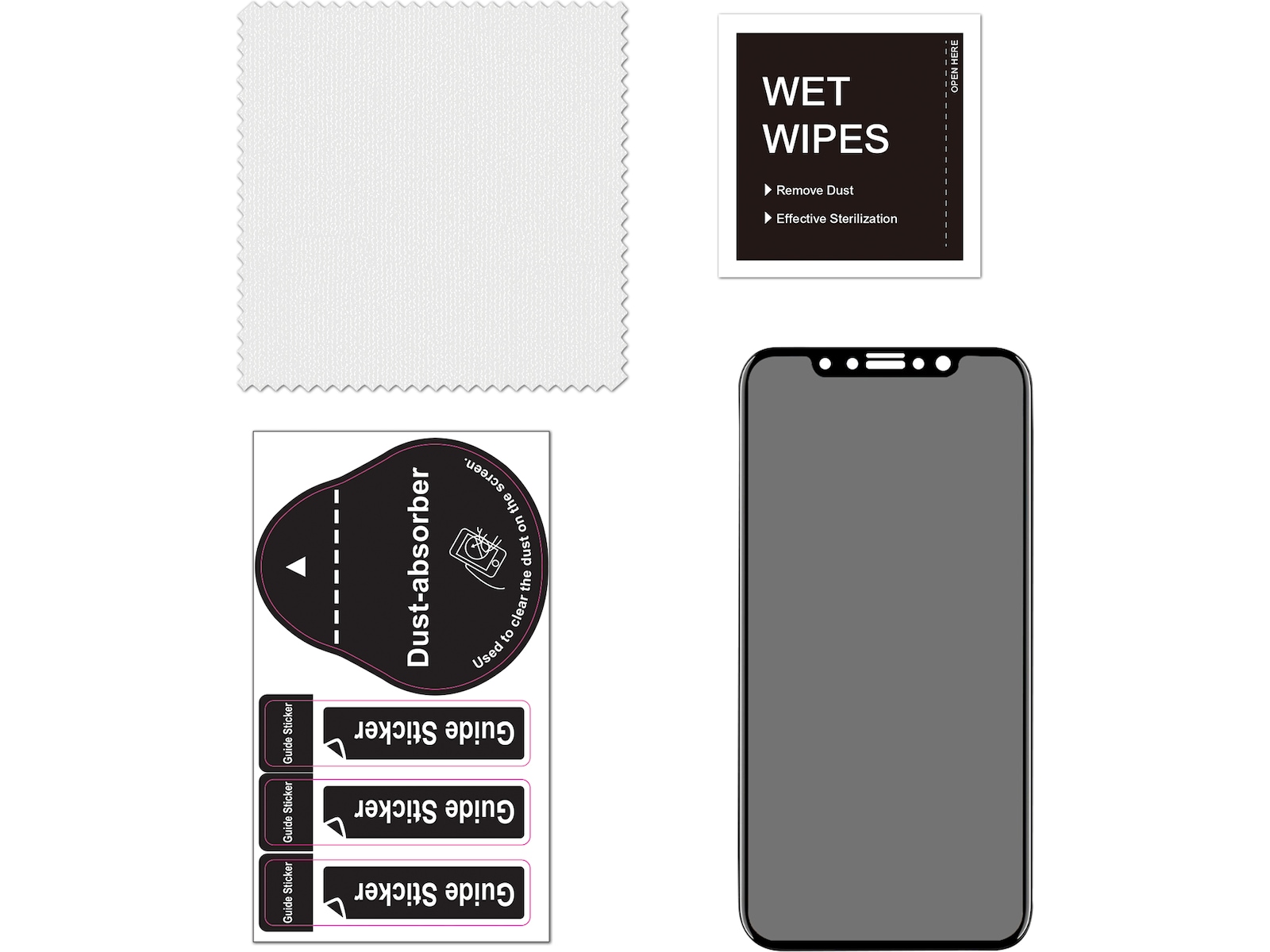 iiglo iPhone 11 3D Privacy Skjermbeskytter Skjermbeskyttelse