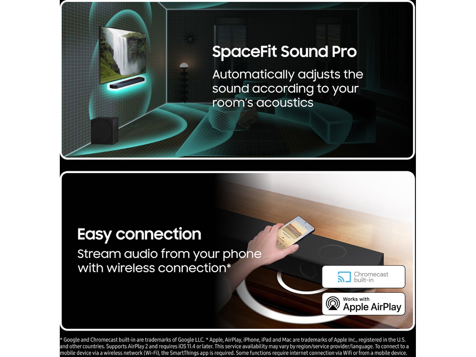 Samsung HW-Q935D soundbar med subwoofer (sort) Lydplanker