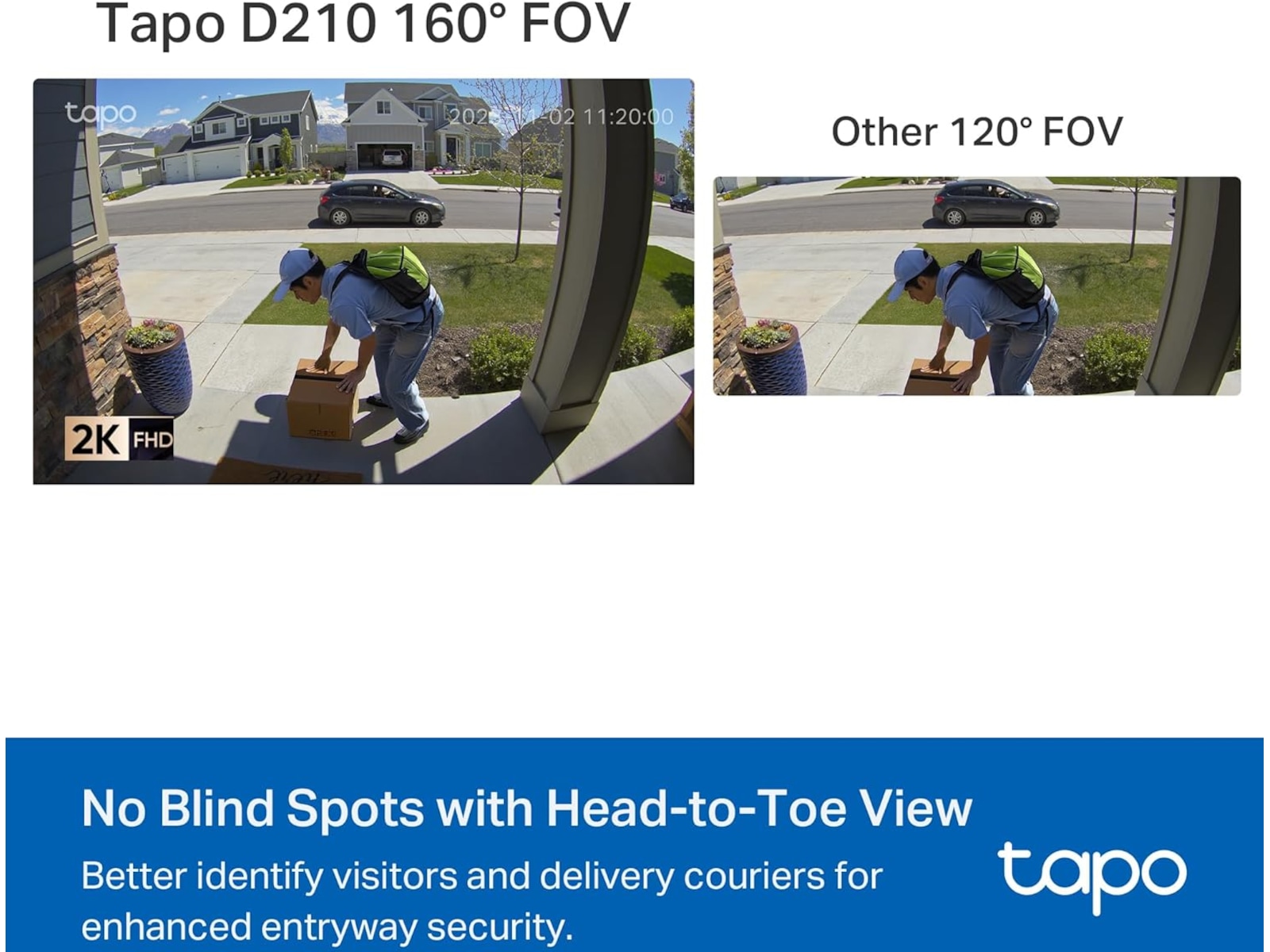 TP-Link Tapo D210 ringeklokke kamera Ringeklokker