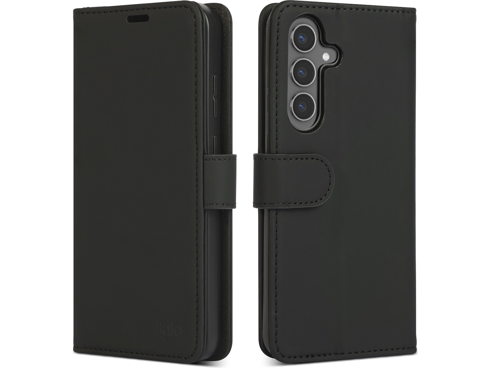 iiglo Galaxy S25+ Lommebokdeksel (sort) Deksel til mobiltelefon