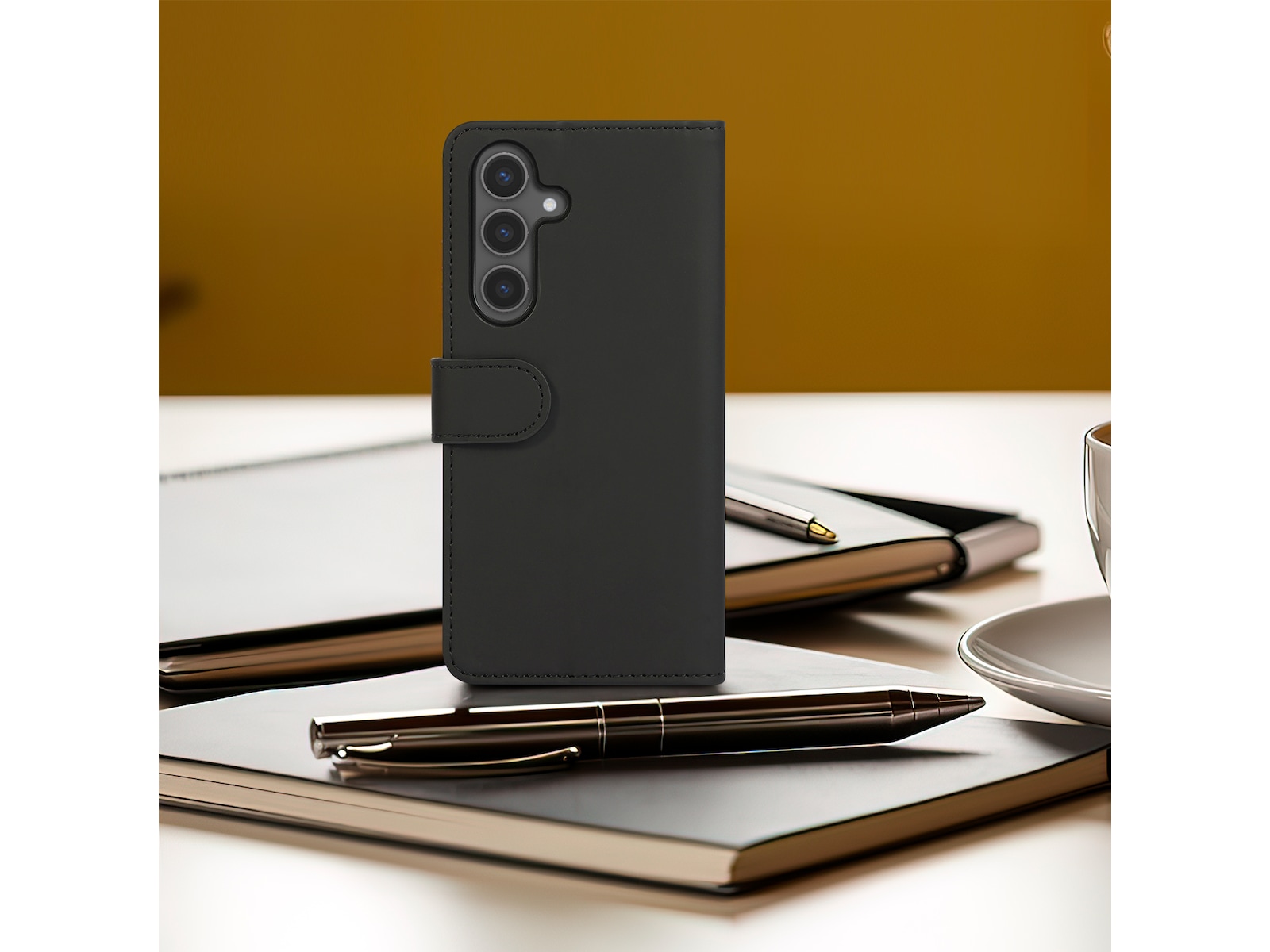 iiglo Galaxy S25+ Lommebokdeksel (sort) Deksel til mobiltelefon