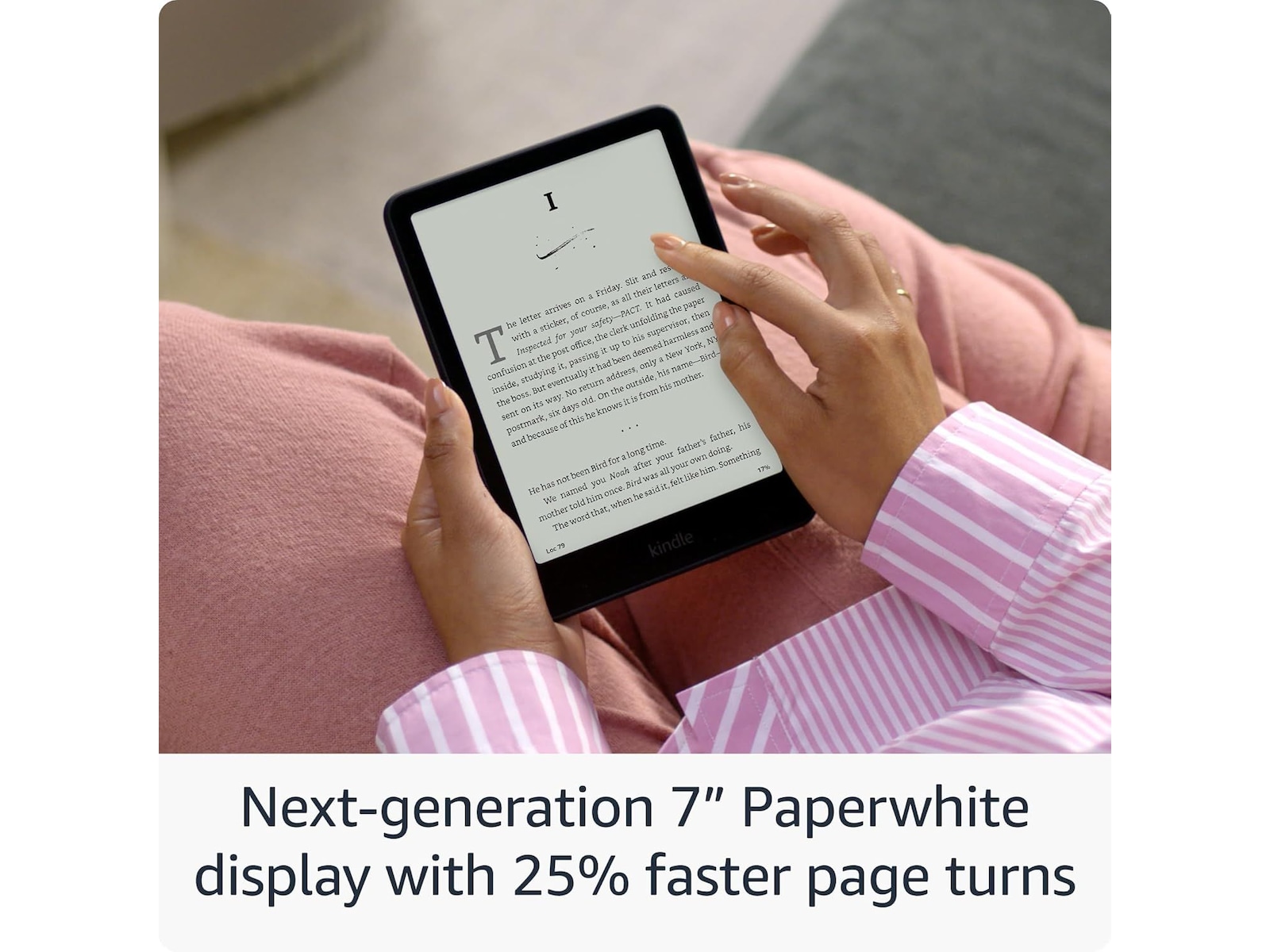 Amazon Kindle Paperwhite 7" 16GB (sort) Lesebrett
