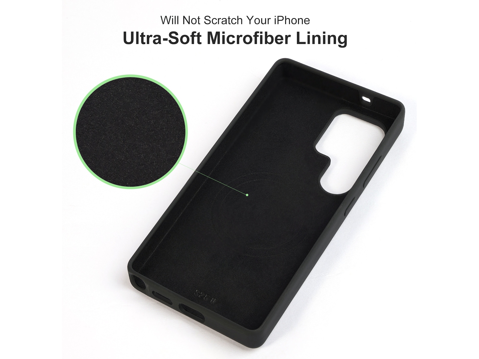 iiglo Galaxy S25 Ultra deksel (sort) Deksel til mobiltelefon