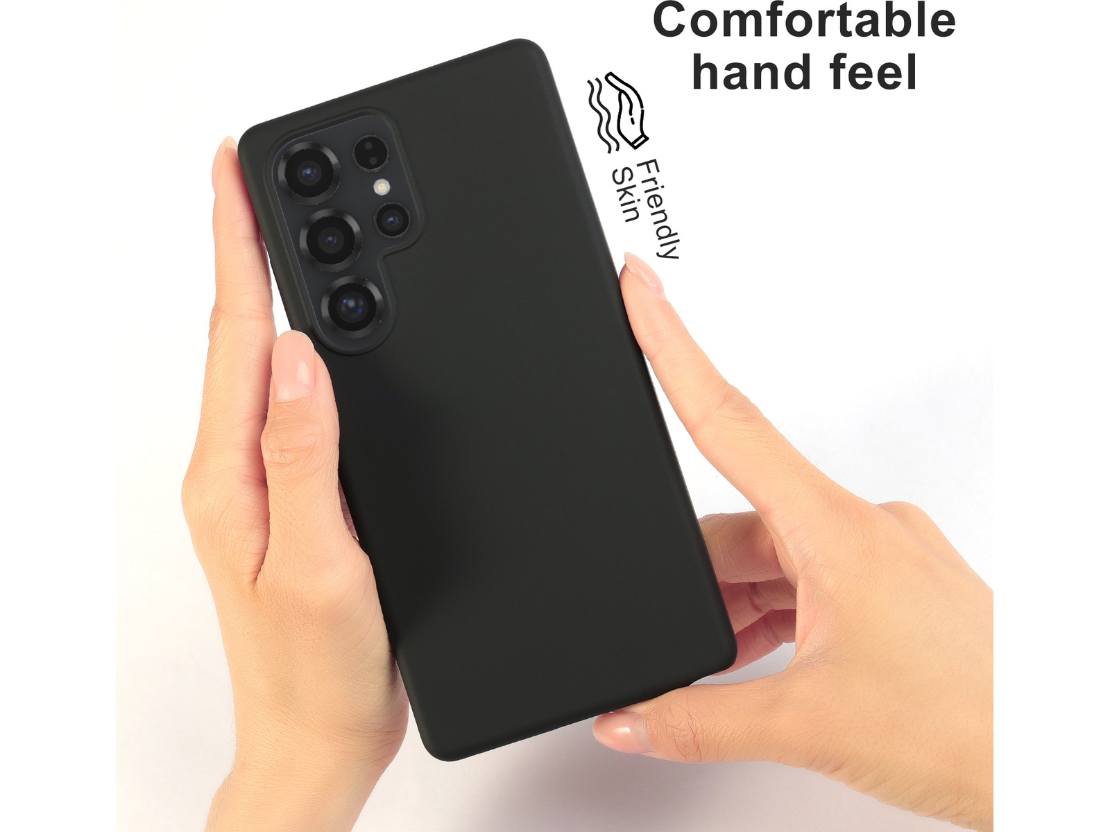 iiglo Galaxy S25 Ultra deksel (sort) Deksel til mobiltelefon