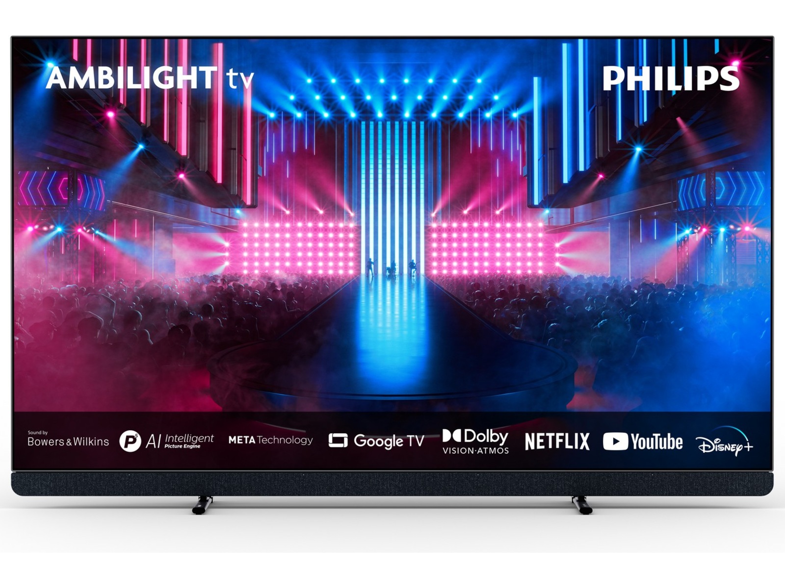 Philips 77" 4K UHD OLED+ Smart TV Ambilight 77OLED909 -B-Grade Demo TV/projektor