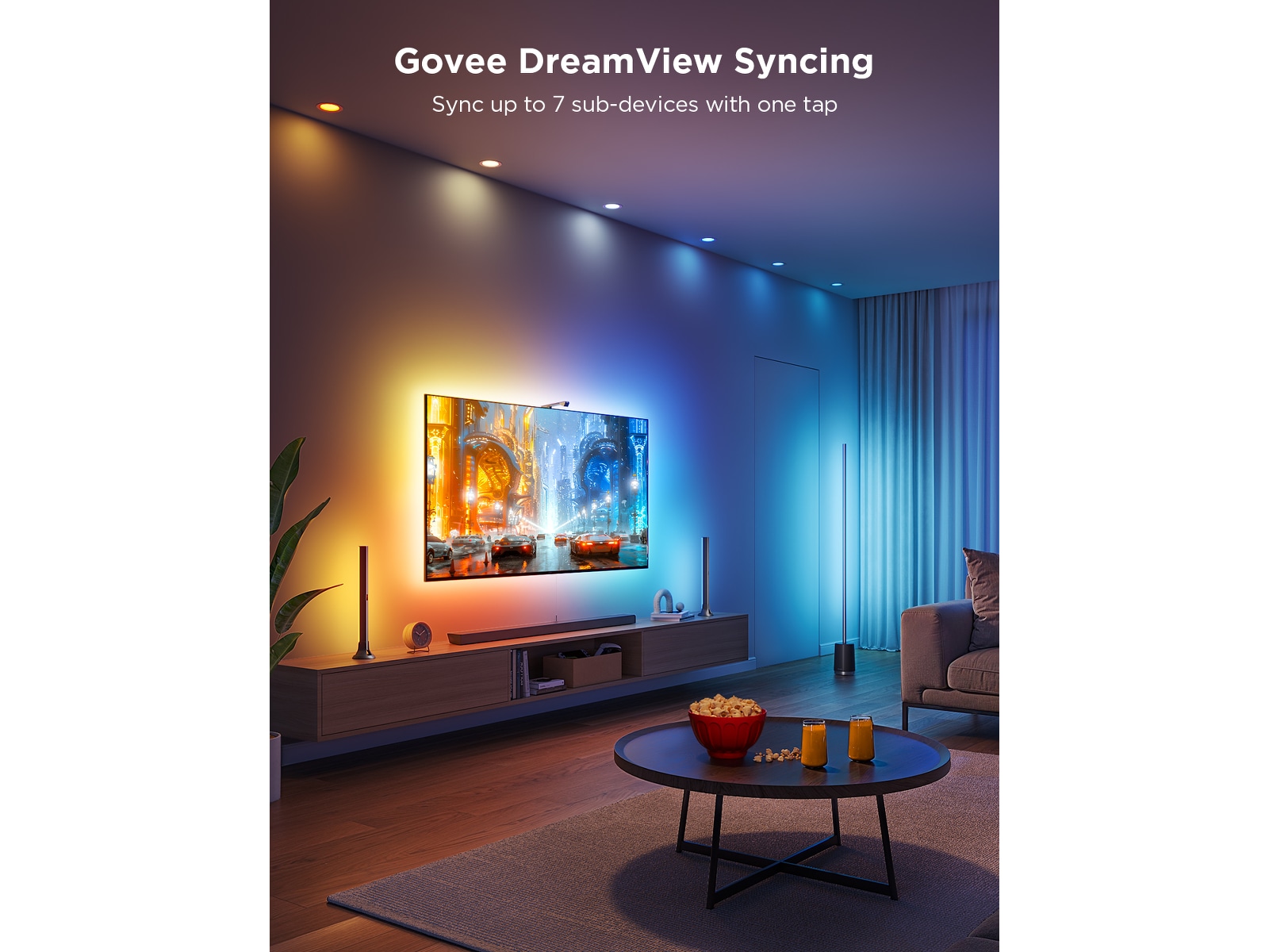 Govee TV Backlight 3 Lite Kit Led strips & underholdning