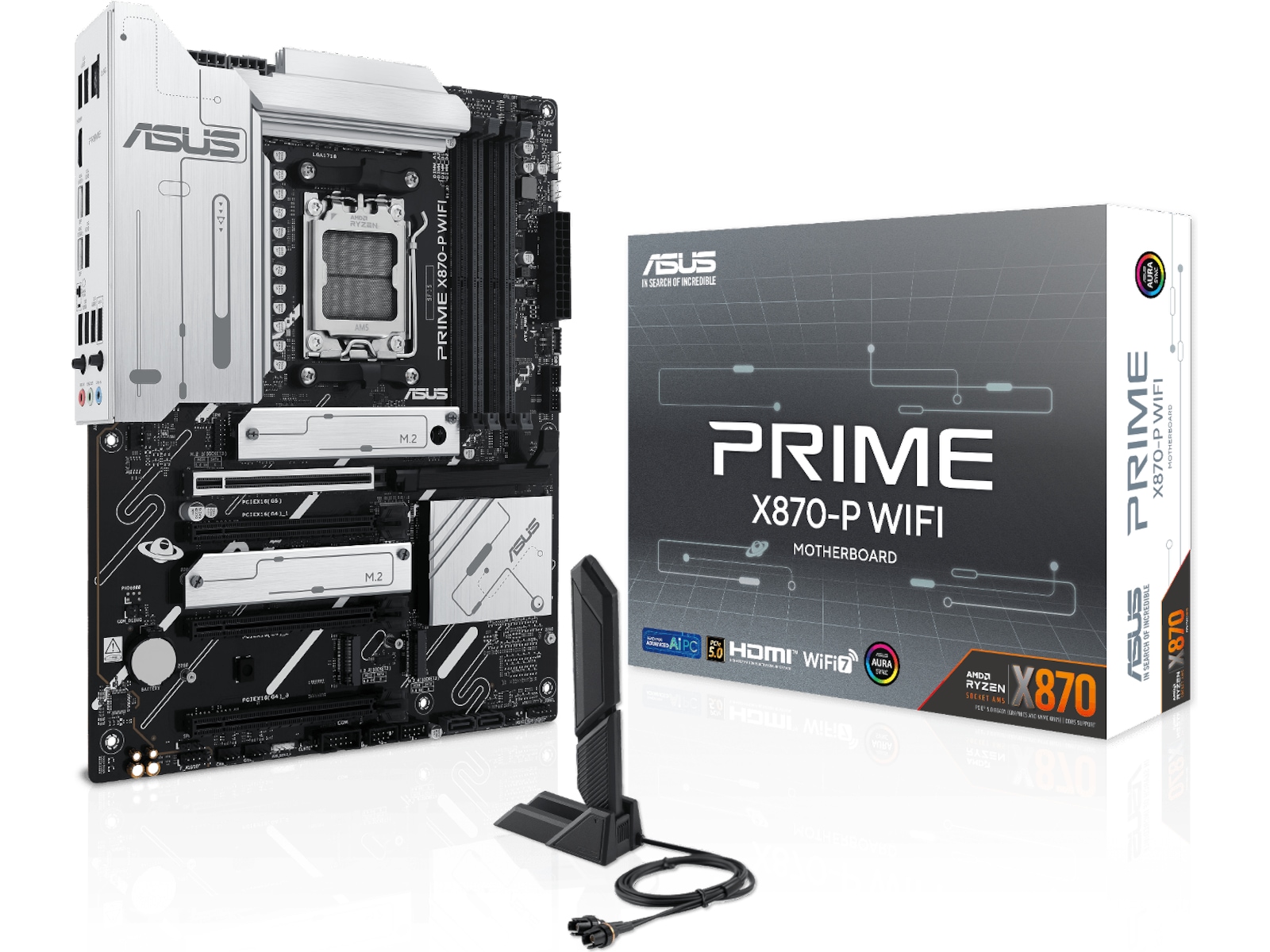 ASUS PRIME X870-P WIFI Hovedkort AMD Socket