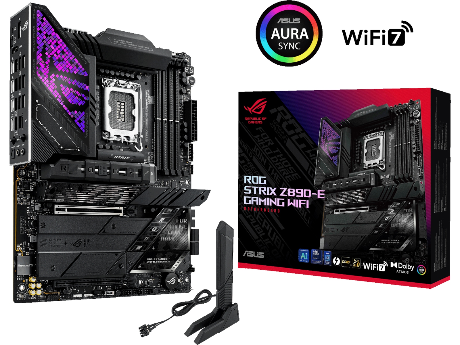 Asus ROG Strix Z890-E Gaming WIFI Hovedkort Intel Socket