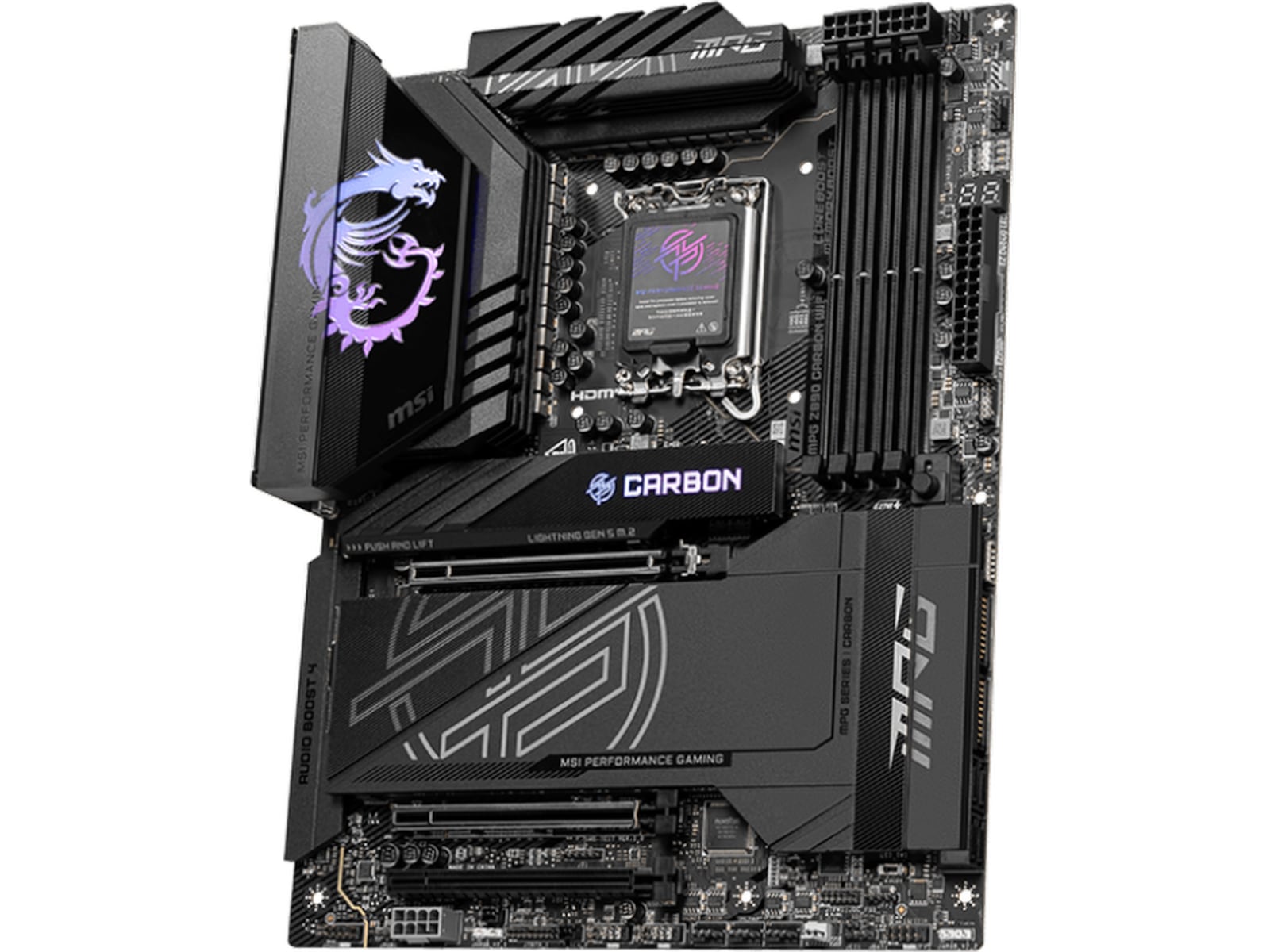 MSI MPG Z890 CARBON WIFI Hovedkort Intel Socket