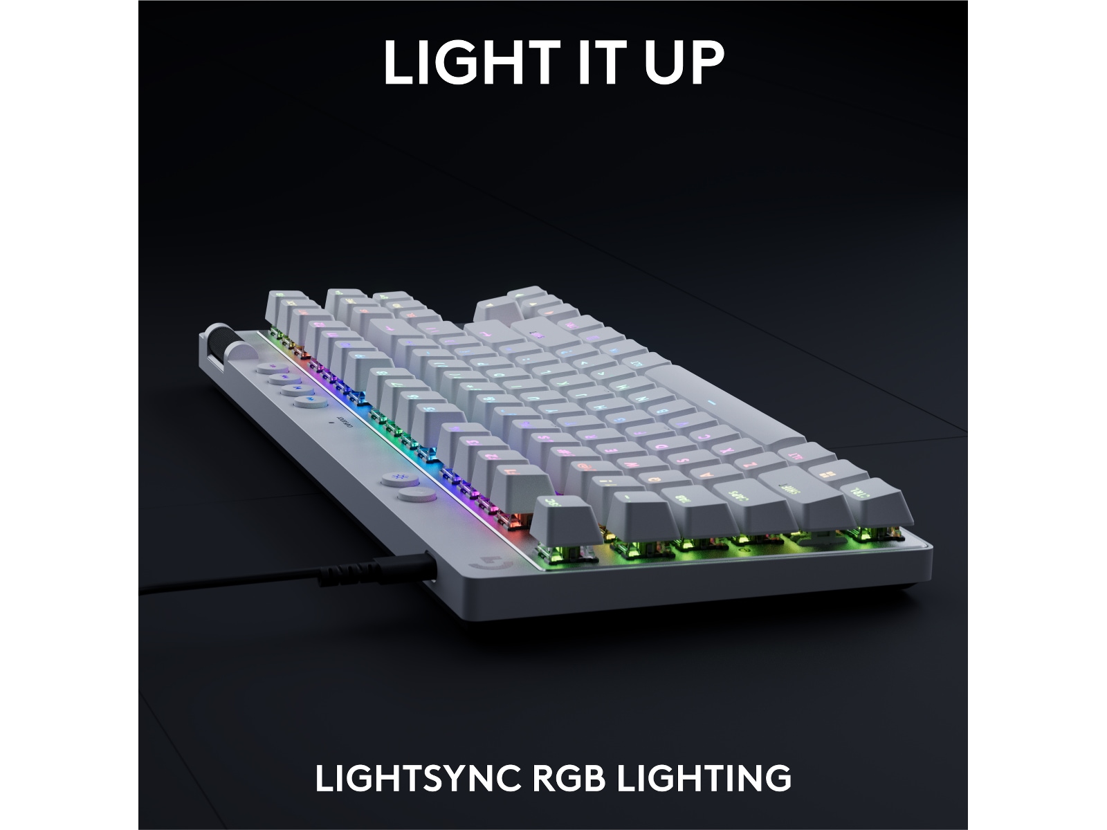 Logitech G Pro X TKL Rapid gamingtastatur (hvit) Gamingtastatur