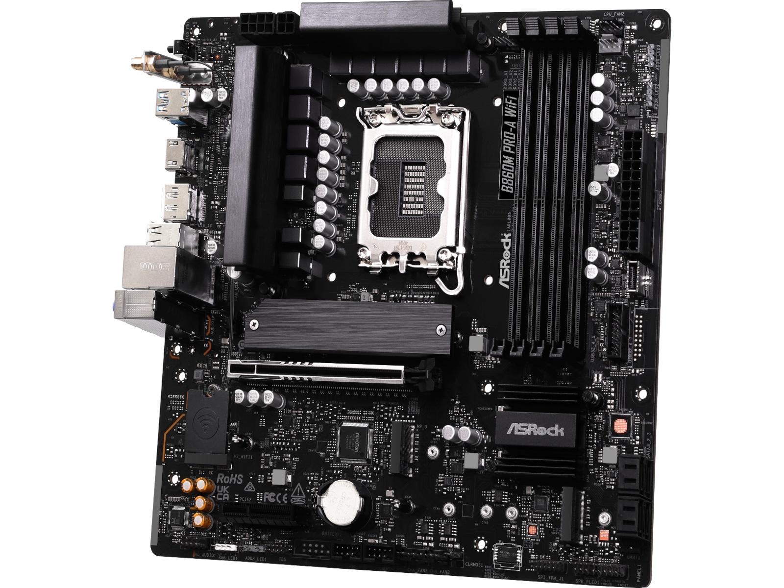 ASRock B860M Pro-A WiFi Hovedkort Intel Socket