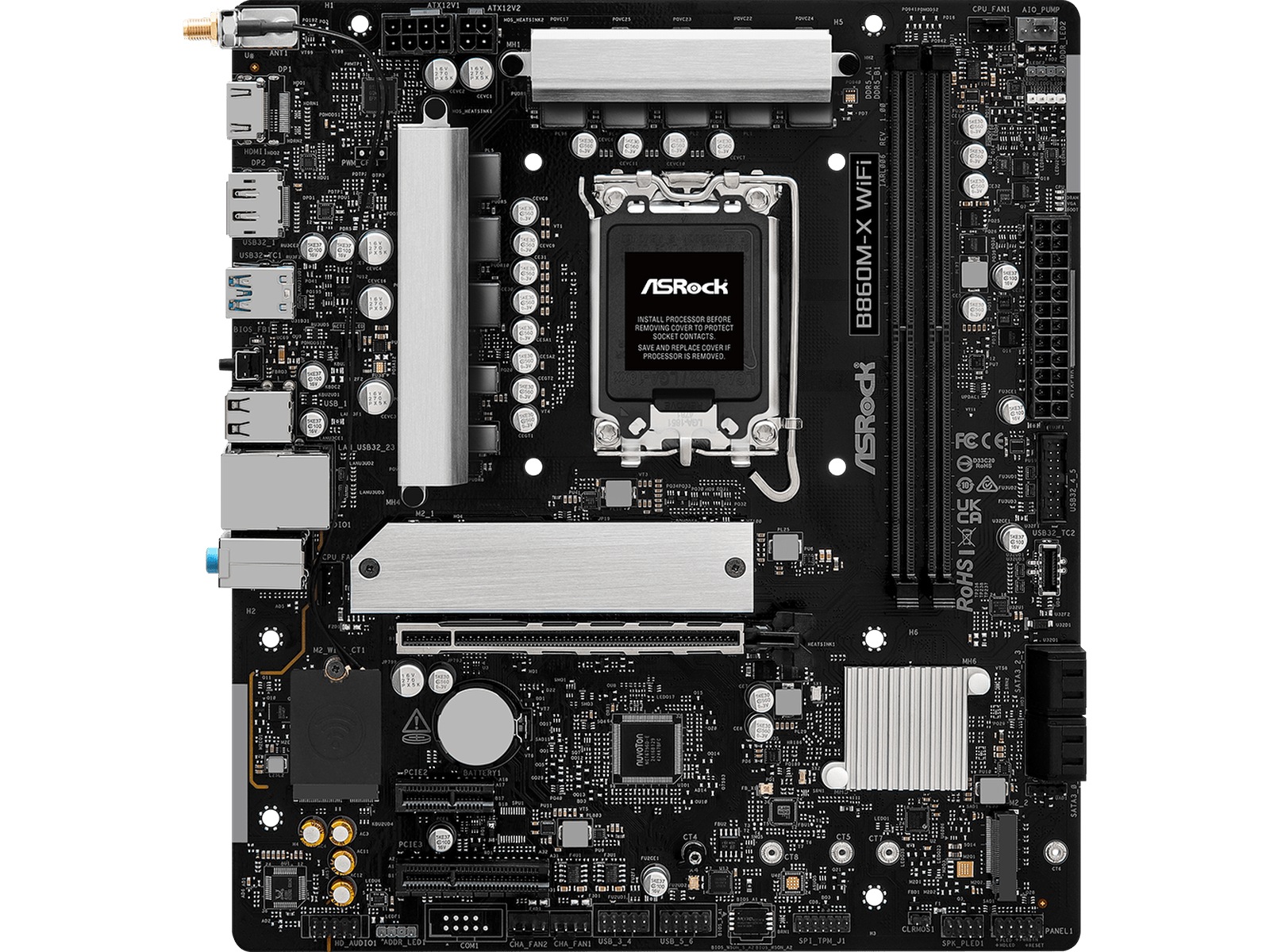 ASRock B860M-X WiFi Hovedkort Intel Socket