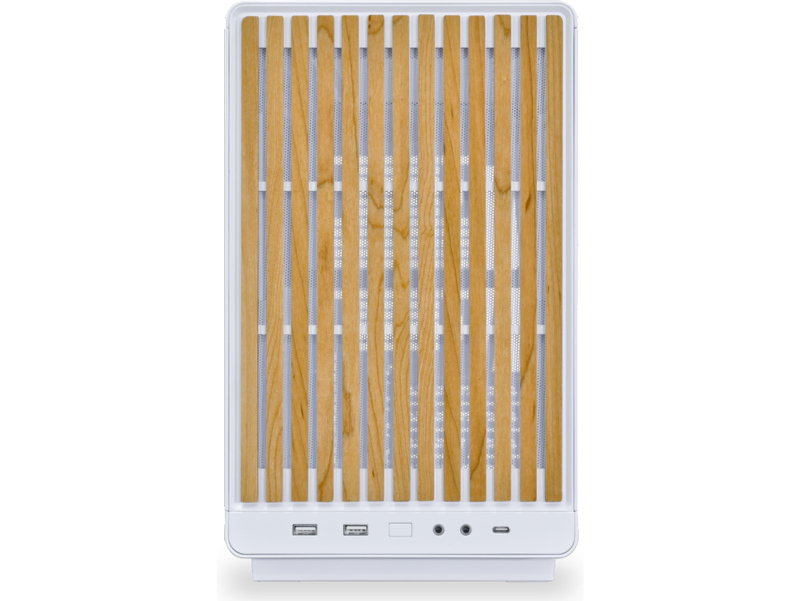 Lian Li A3- mATX-WD (hvit/beech) Midi tower