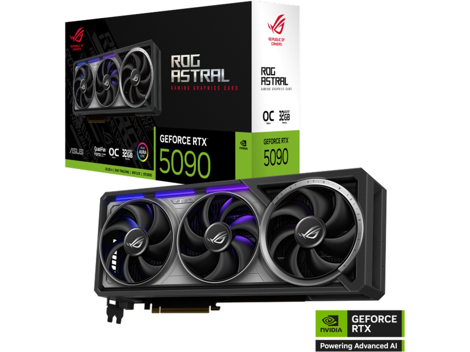 ASUS ROG Astral GeForce RTX 5090 OC Skjermkort
