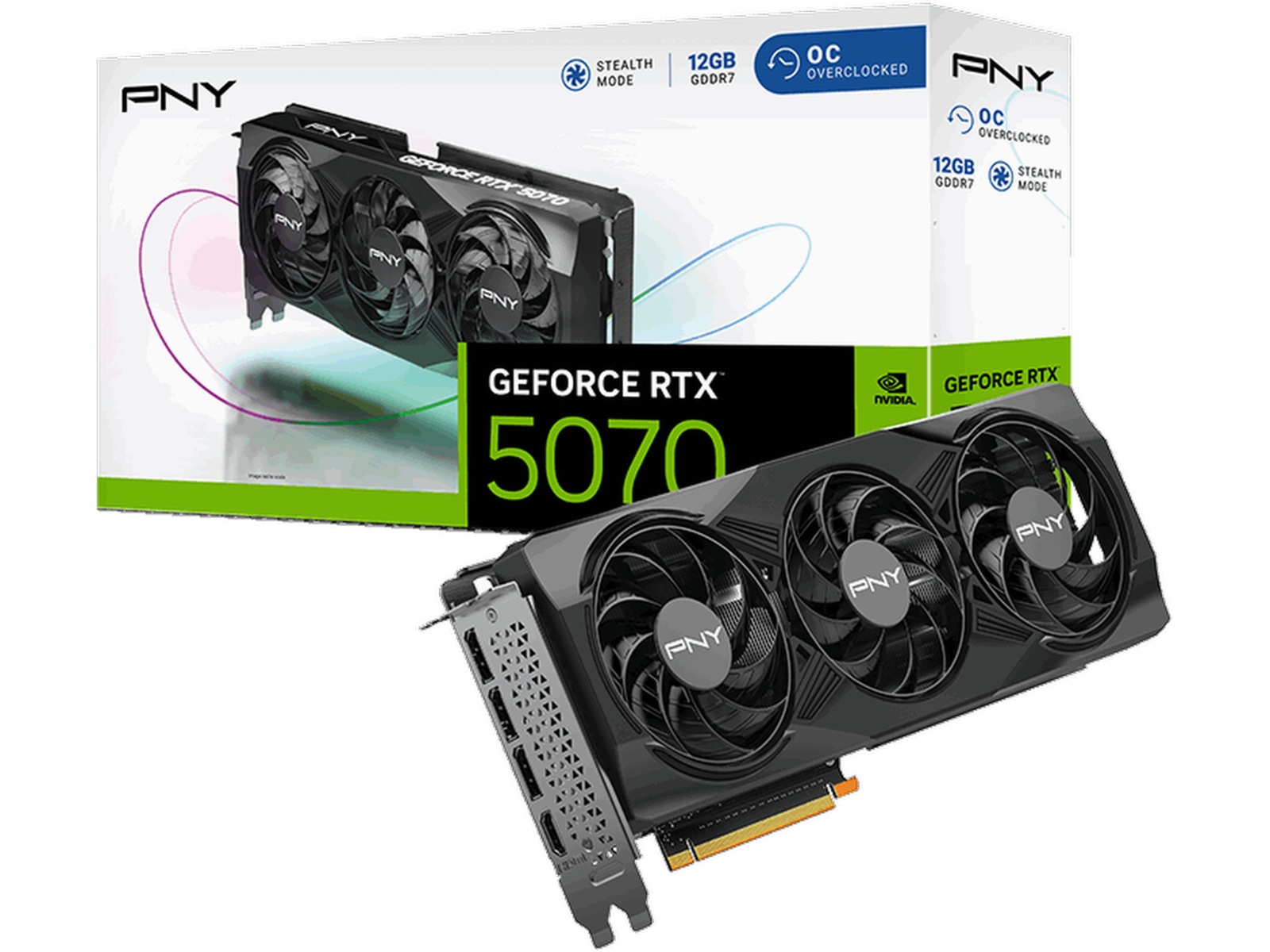 PNY GeForce RTX 5070 OC Skjermkort