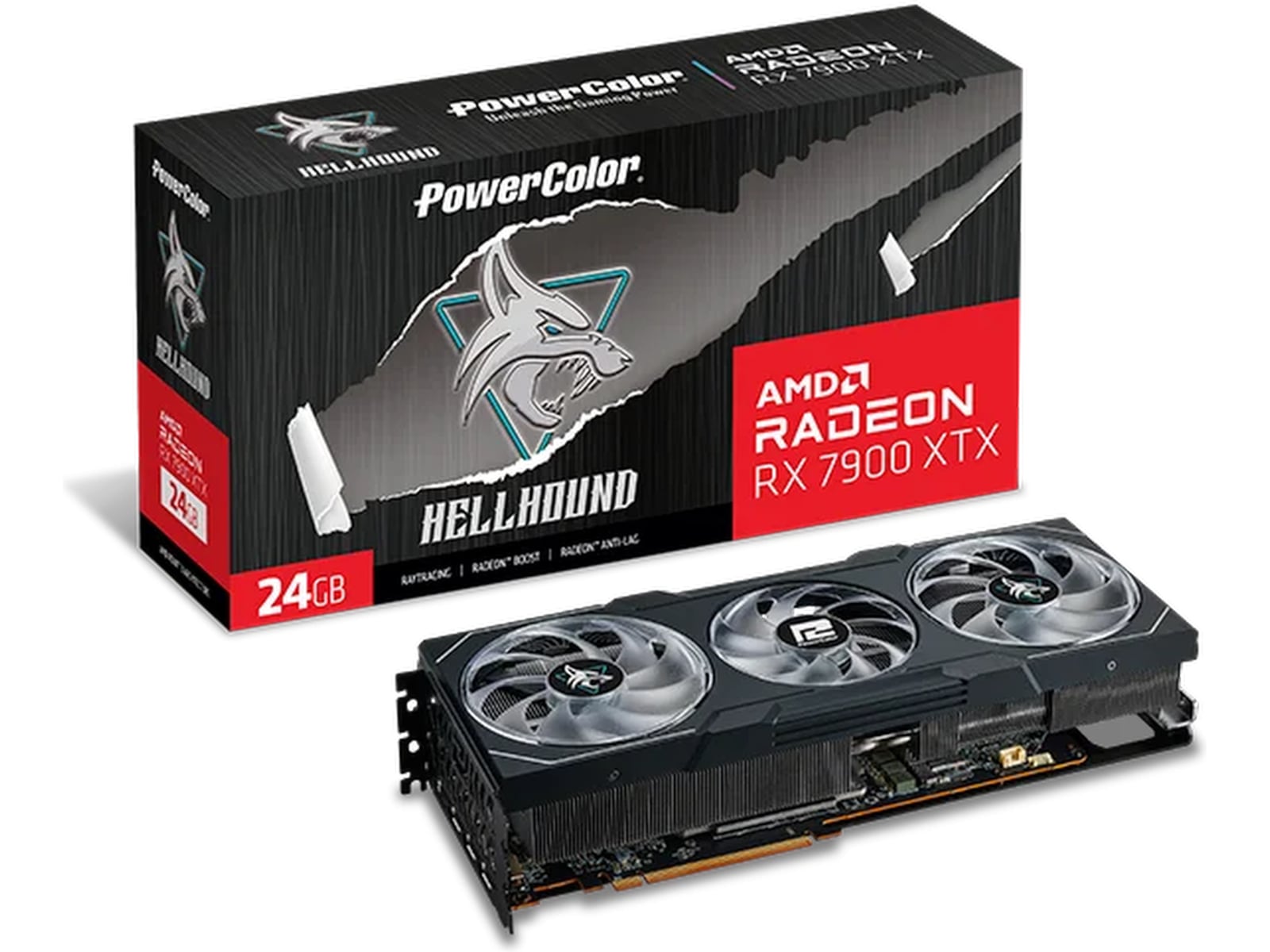 PowerColor Hellhound AMD Radeon RX 7900 XTX Skjermkort