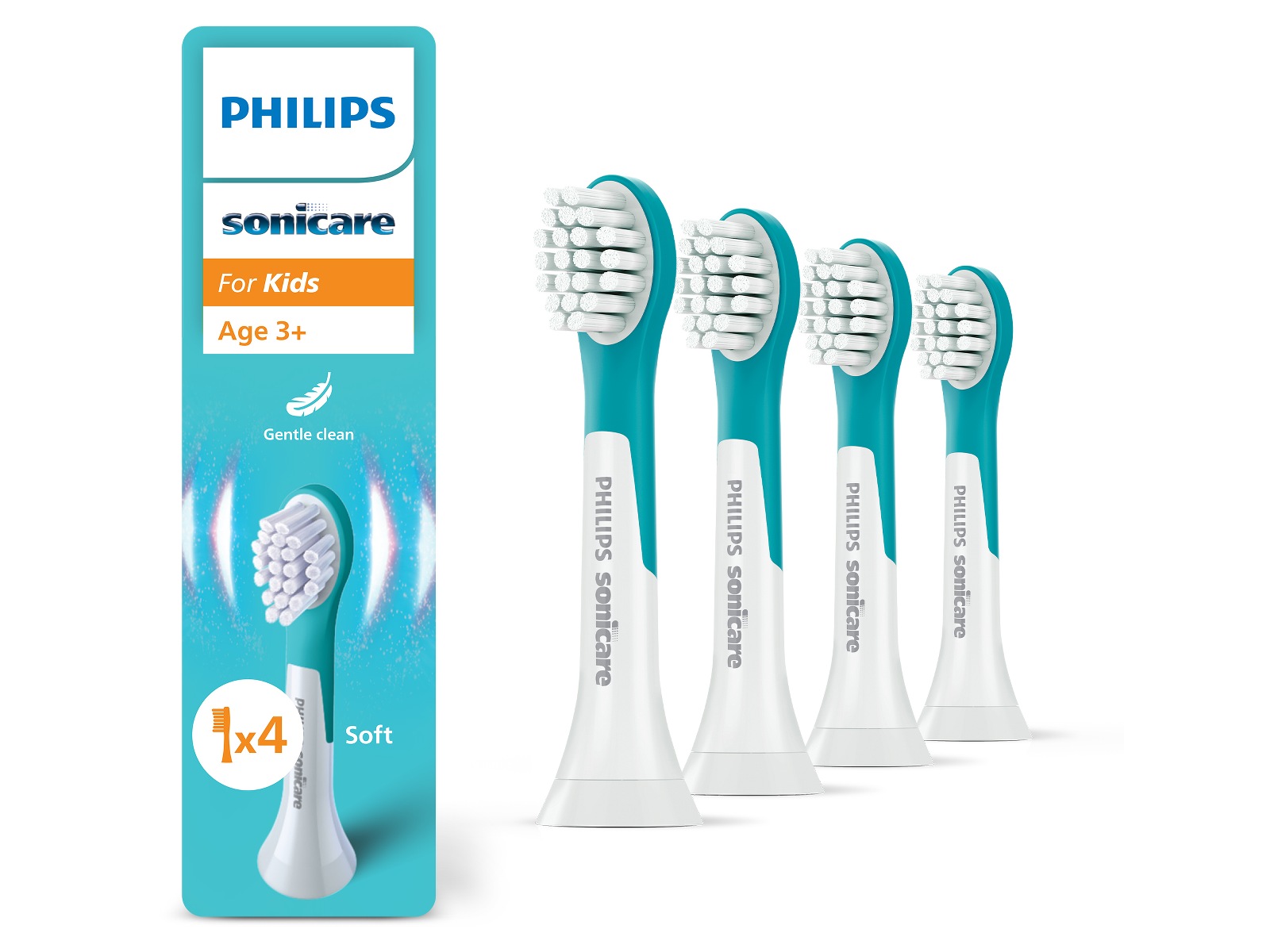 Philips Sonicare For Kids tannbørstehoder (2 pack) Tannbørstehoder