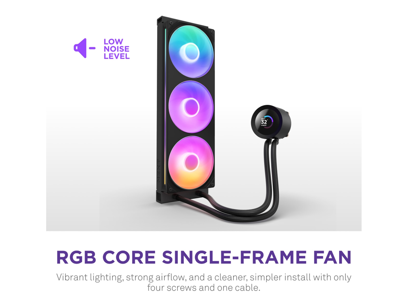 NZXT Kraken Plus 360 RGB Kjøler (sort) CPU - Vannkjøling