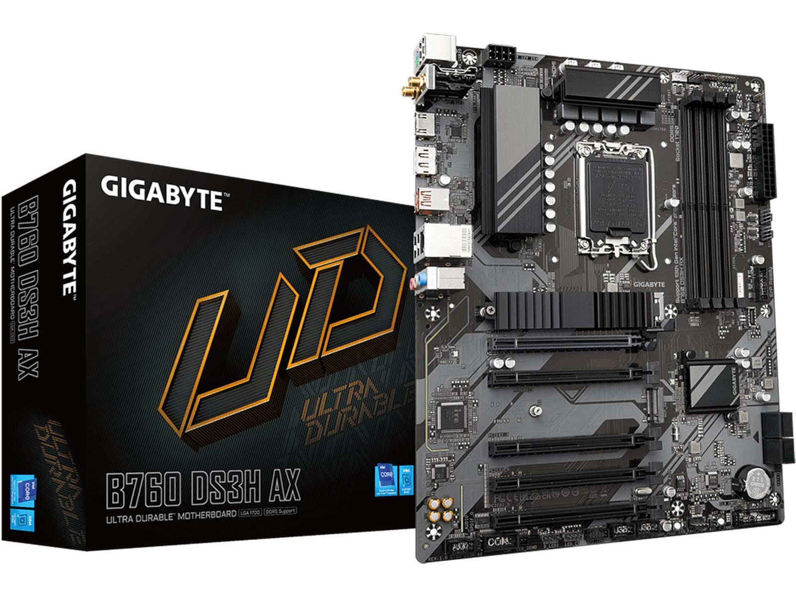 Gigabyte B760 DS3H AX Hovedkort Intel Socket