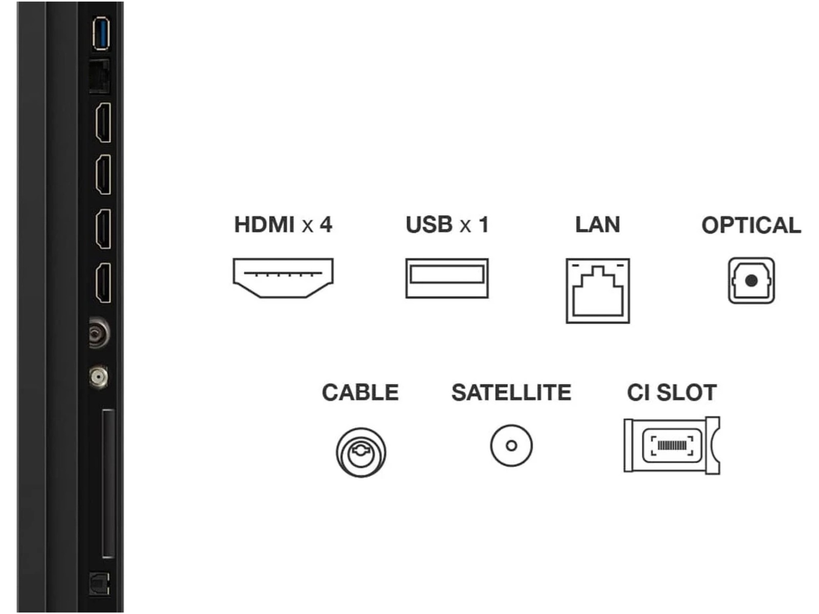 TCL 98" T8C 4K QLED Google TV (2025) Over 80 tommer TV
