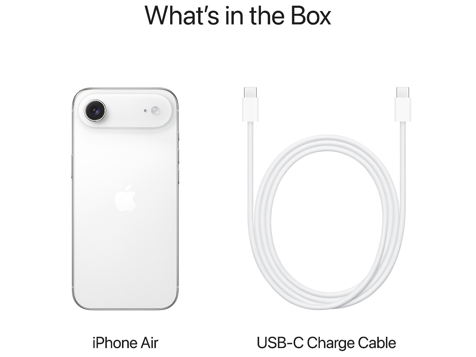 iPhone Air 512GB (skyhvit) Mobiltelefoner