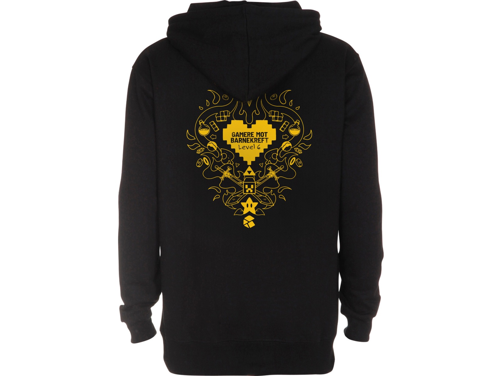 Gamere Mot Barnekreft Hettegenser XS Merchandise