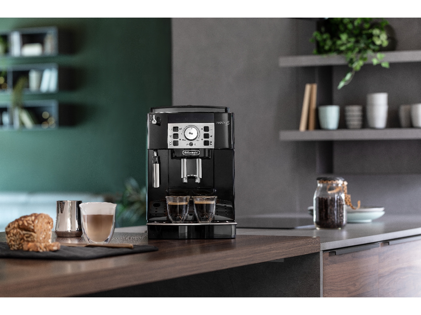 DeLonghi Magnifica S ECAM 21.117.B Espressomaskin (sort) Espressomaskiner