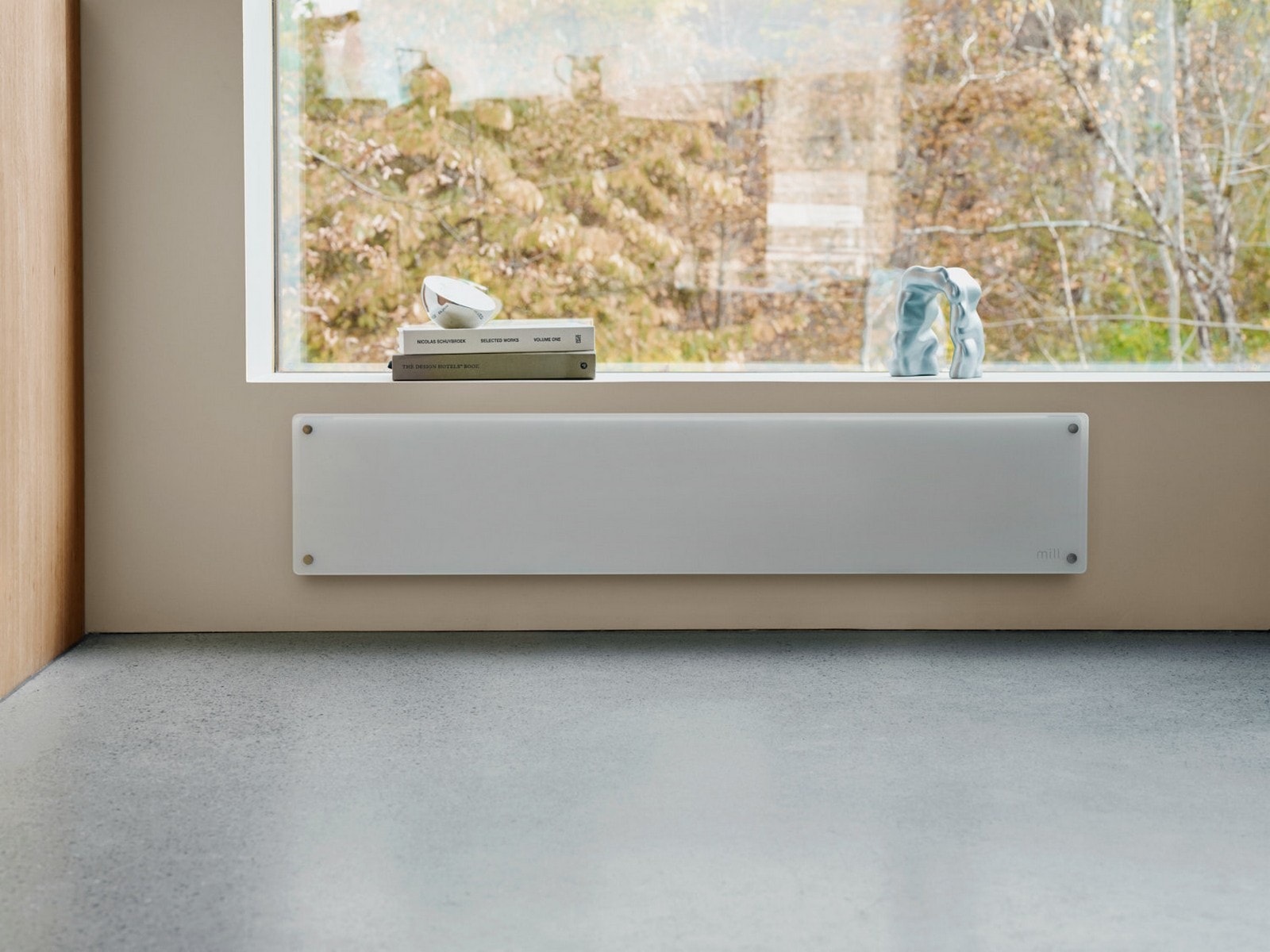 Mill Invisible panelovn 1050W (hvit) Panelovner