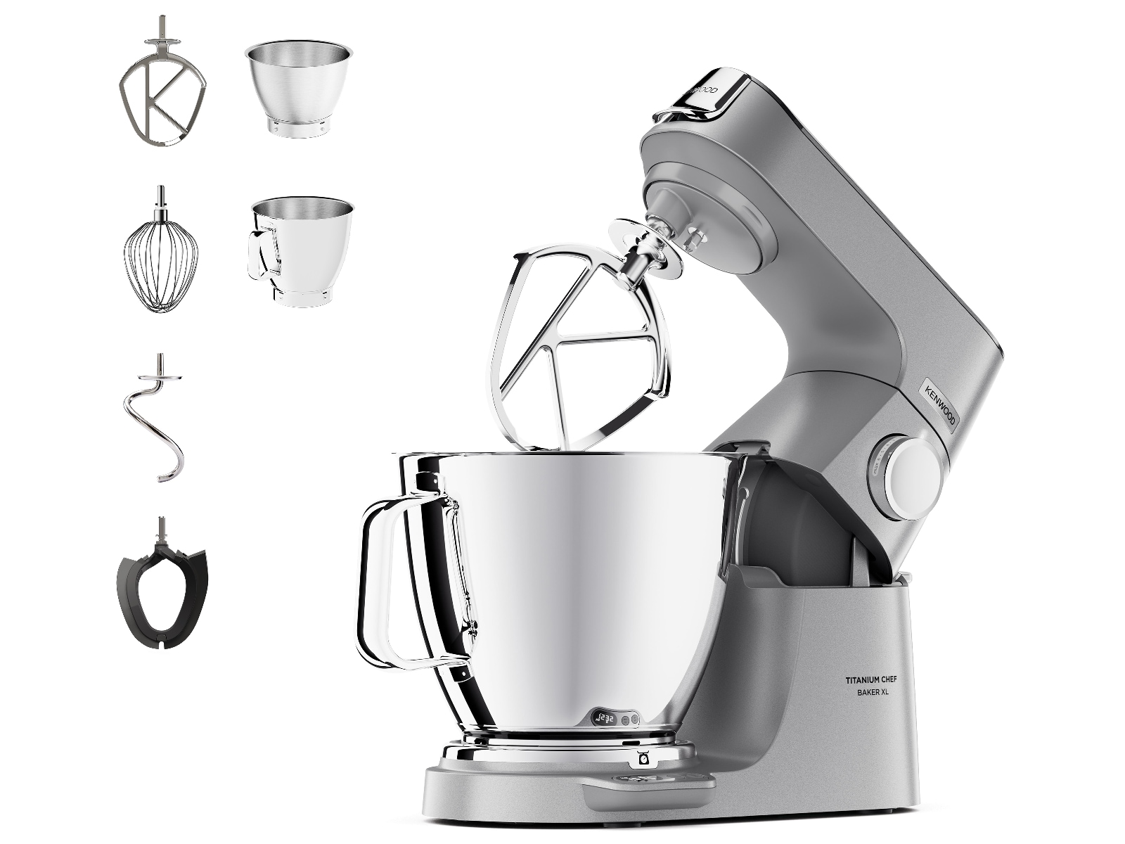 Kenwood Titanium Chef Baker XL Kjøkkemaskin Kjøkkenmaskiner