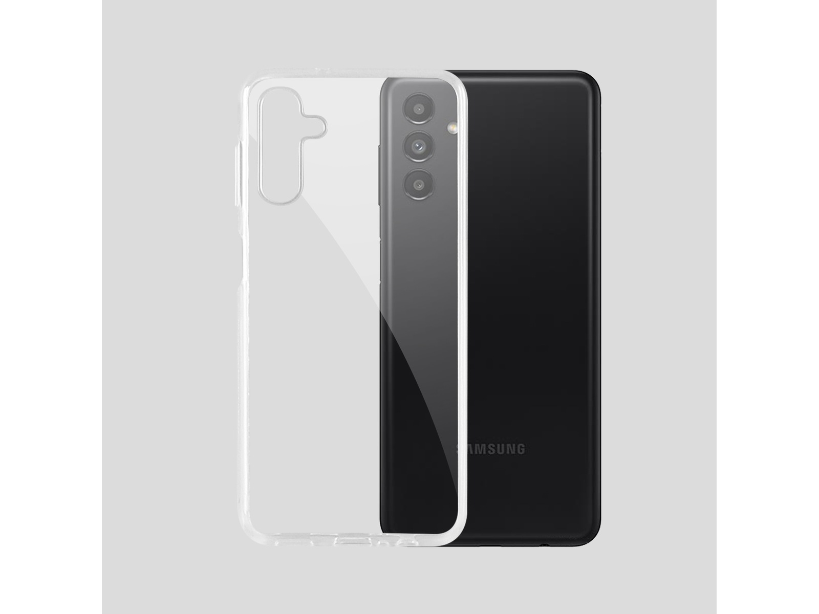 iiglo Galaxy A13 5G / A04S Silikondeksel (gjennomsiktig) Deksel til mobiltelefon