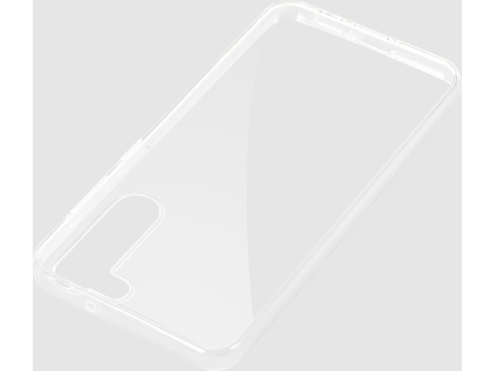 iiglo Galaxy S23+ Silikondeksel (gjennomsiktig) Deksel til mobiltelefon