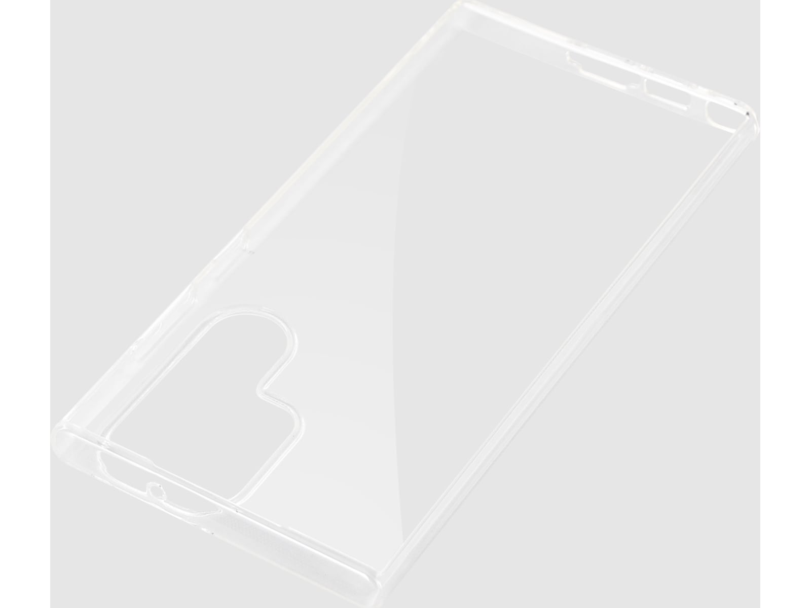 iiglo Galaxy S23 Ultra Silikondeksel (gjennomsiktig) Deksel til mobiltelefon