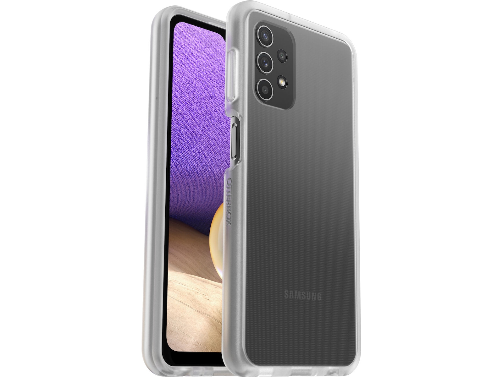 OtterBox React Samsung Galaxy A32 5G deksel (gjennomsiktig) Deksel til mobiltelefon