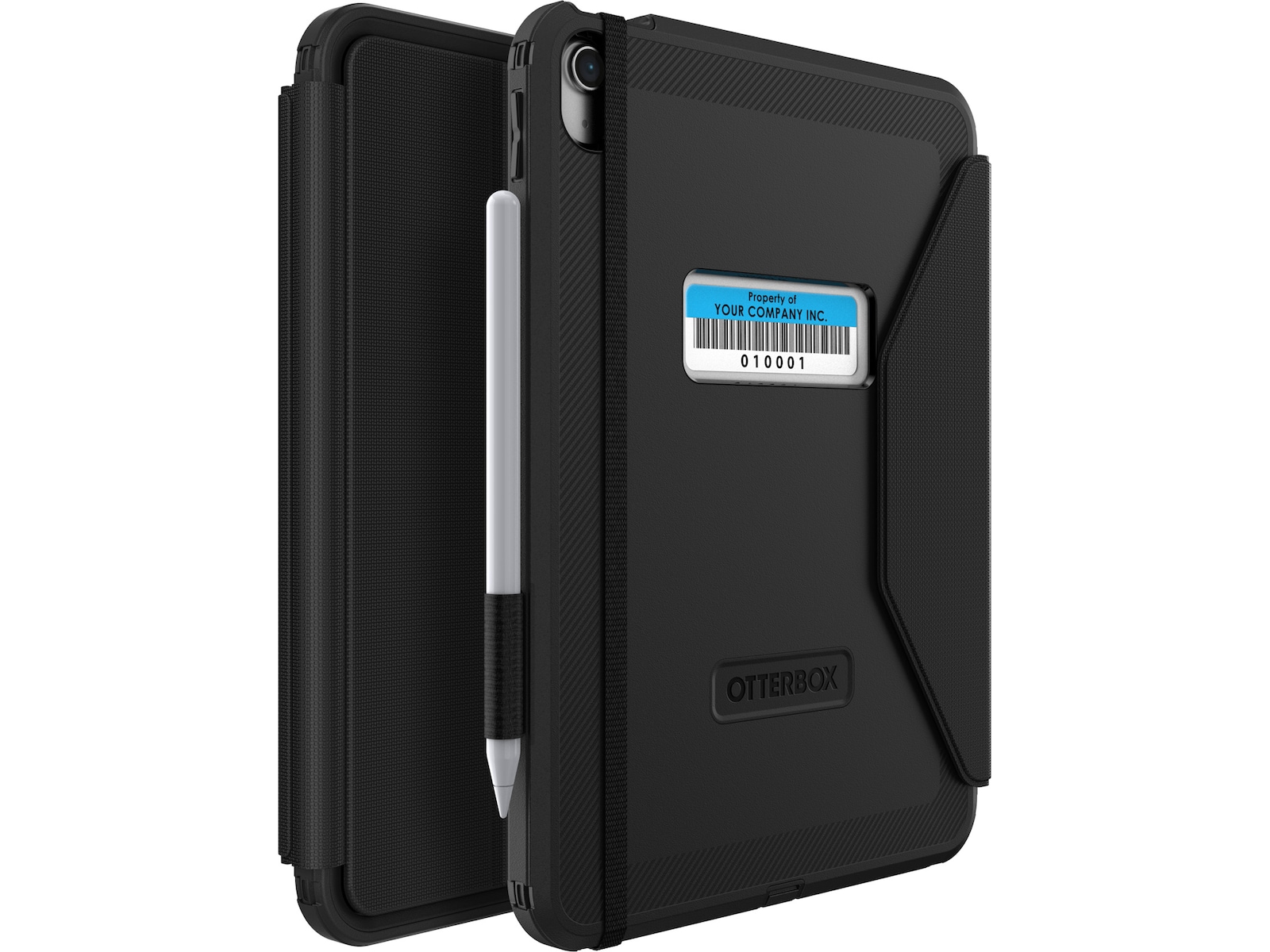 OtterBox iPad 10,9" / 11" Defender Folio - ProPack (sort) Deksel til nettbrett