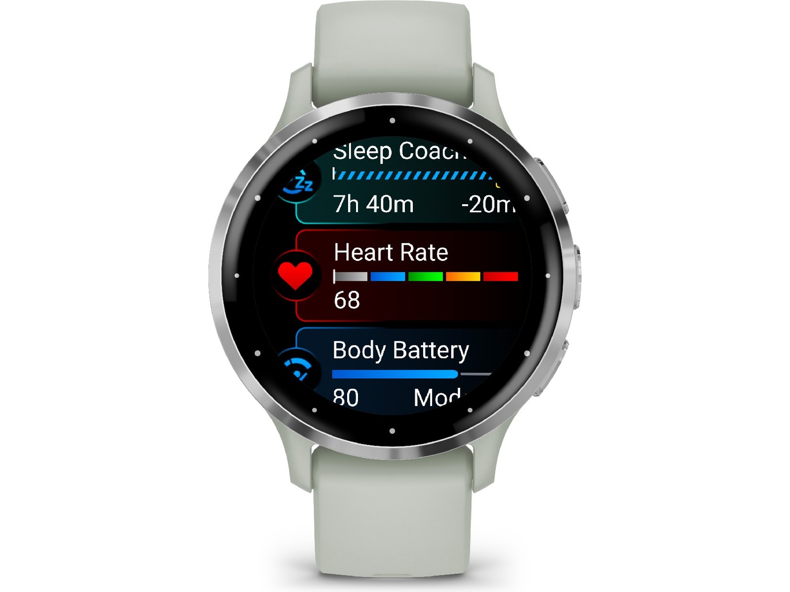 Garmin Venu 3S 41mm GPS (sage gray/passivated) Smartklokker