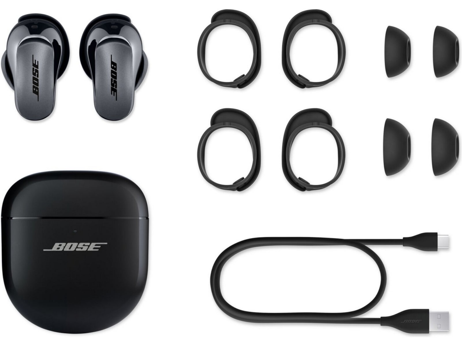 Bose QuietComfort Ultra Earbuds trådløse hodetelefoner, In-Ear (sort) Ørepropper